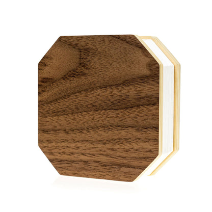 Lampada LED portatile retrò in legno, pieghevole e ricaricabile USB